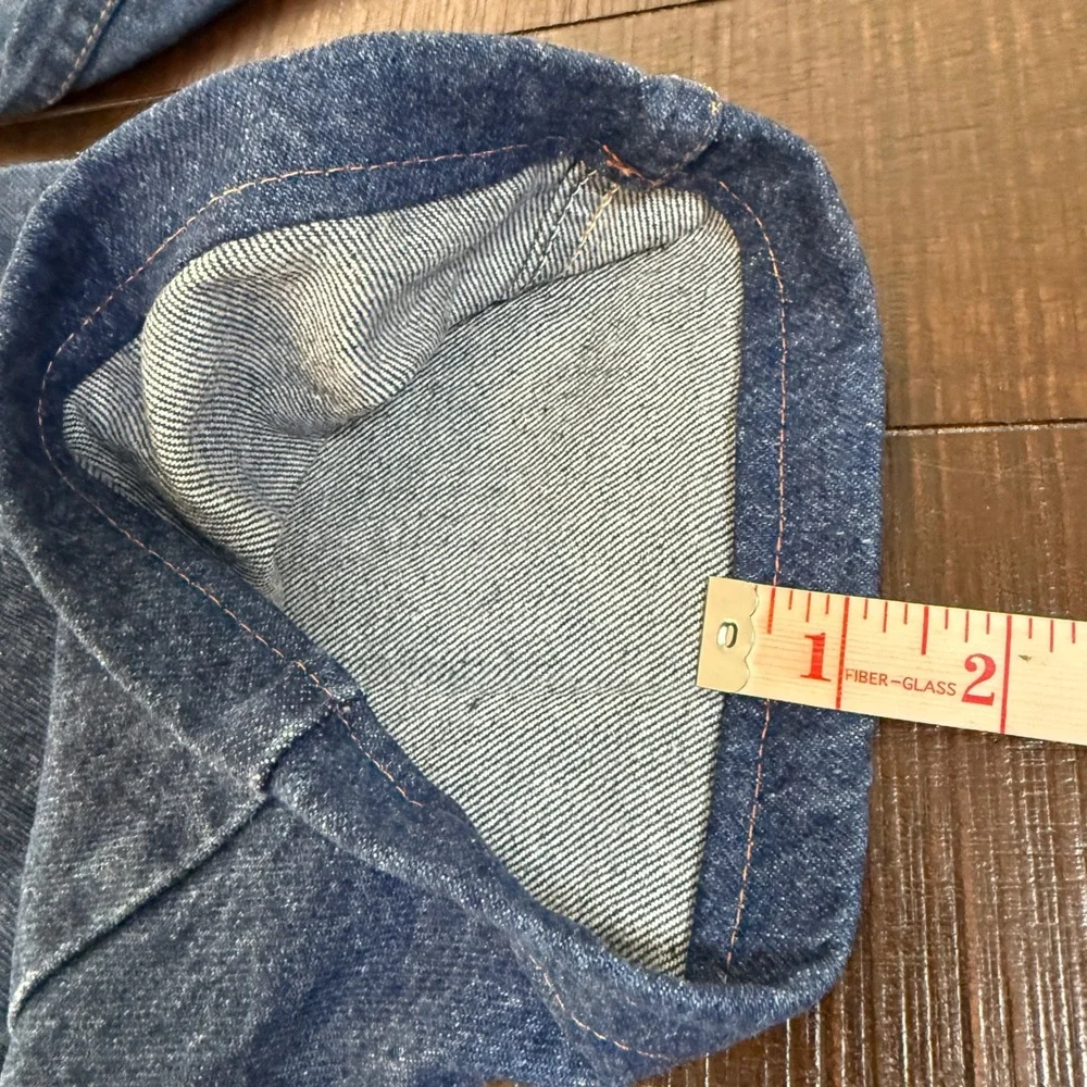 Vintage Levis 517 Orange Tab Jeans Mens 39x26 Blue Denim Made‎ in USA 20517-0217